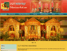 Tablet Screenshot of pelaminan-aceh.com